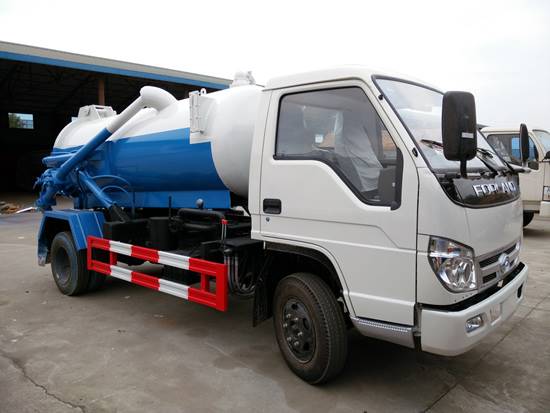 福田小卡2方藍牌吸污車 廠家直銷，高效清洗吸污解決方案